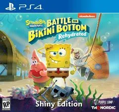 Carátula de SpongeBob SquarePants Battle for Bikini Bottom Rehydrated [Shiny Edition]