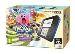 Carátula de Nintendo 2DS Black + Blue Console [Kirby Triple Deluxe Pre-Installed]