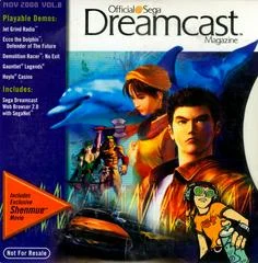 Carátula de Dreamcast November 2000 Vol 8 Demo Disc