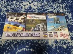 Carátula de Triple Value Pack [DT Racer, Suzuki TT Superbikes, Rebel Raider]