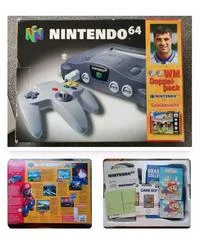 Carátula de Nintendo 64 Console [International Superstar Soccer 64 Bundle]
