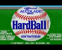 Carátula de Hardball