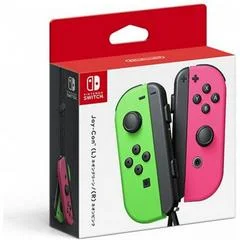 Carátula de Joy-Con Neon Green & Neon Pink