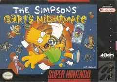 Carátula de The Simpsons Bart's Nightmare